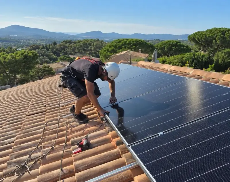 Installateur panneaux solaires Arveyres — pose photovoltaïque sur toiture