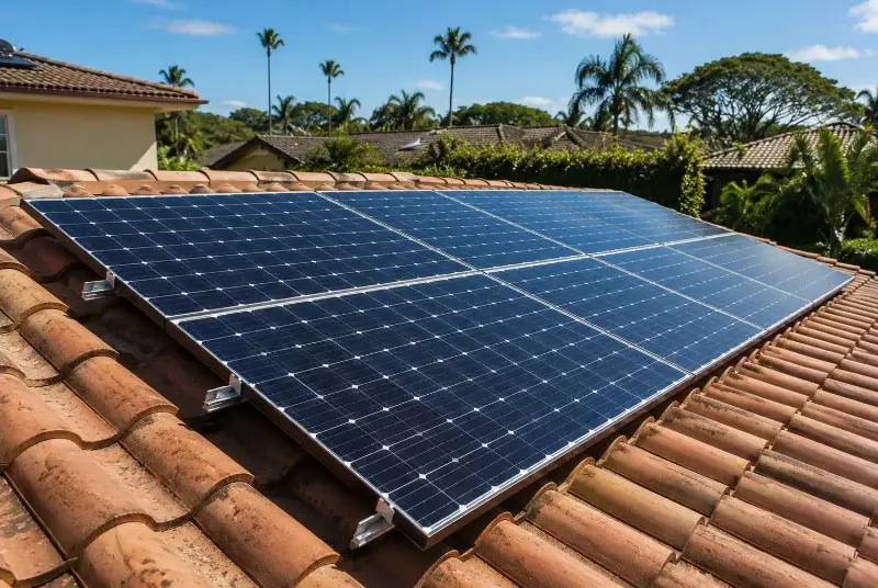 Installation de panneaux solaires à Arveyres